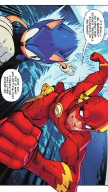ai character: Sonic VS. Flash￼ background