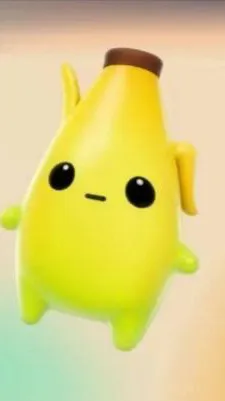 ai character: Peely sprite background