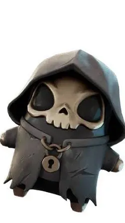 ai character: Grim sprite background