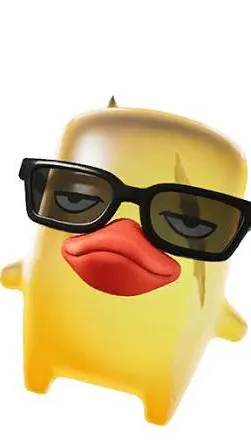 ai character: Duck sprite background