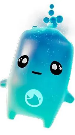 ai character: Water sprite ￼ background