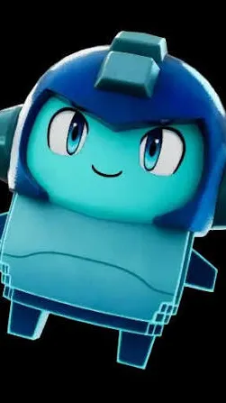 ai character: Mega Man sprite background