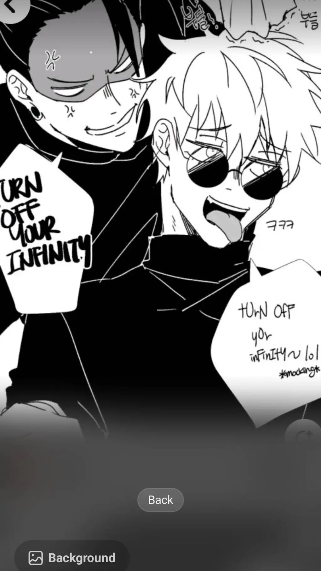 ai character: ☺️ Geto ☺️ background