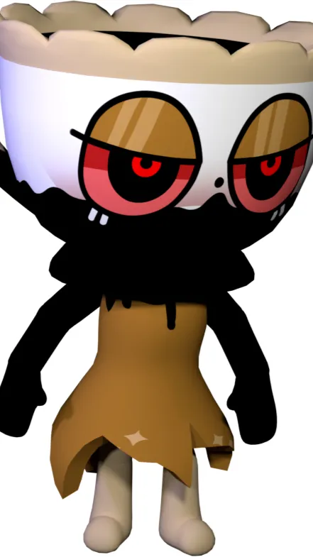 ai character: Missed bus meme background