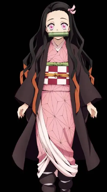 ai character: Nezuko background