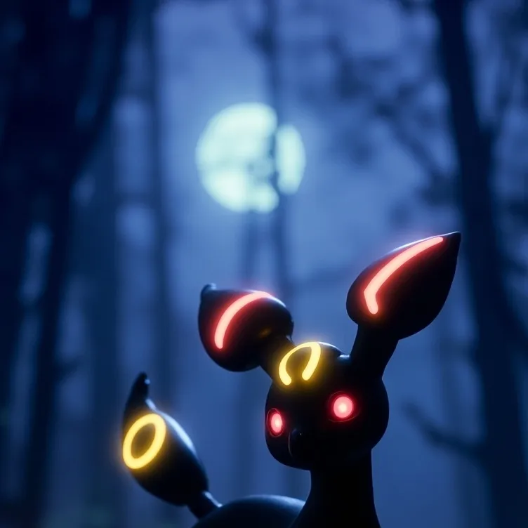 chat with ai character: Umbreon 