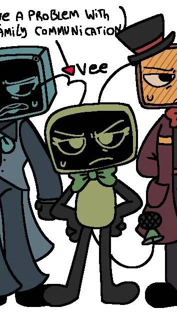 ai character: The Vee Family!  background
