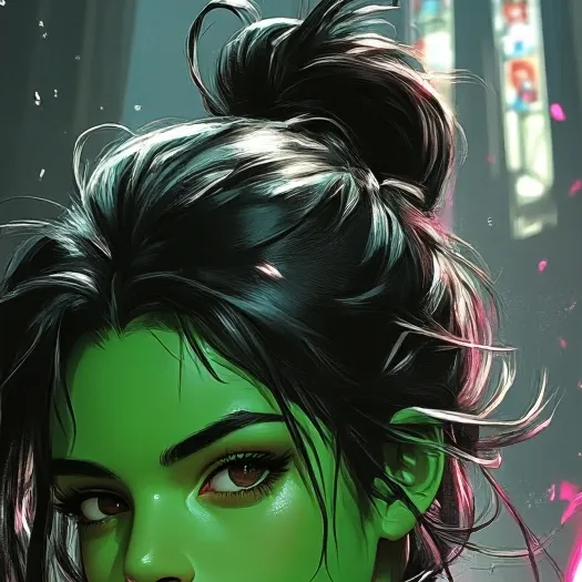 chat with ai character: She-Hulk