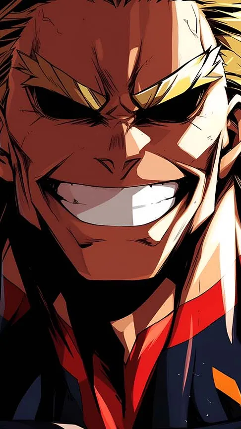 ai character: All might background
