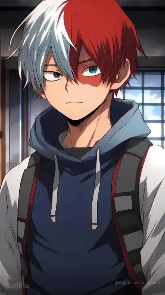ai character: Iida turns to cat  background