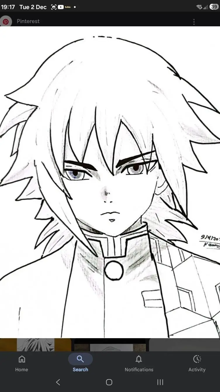 ai character: giyuu  background