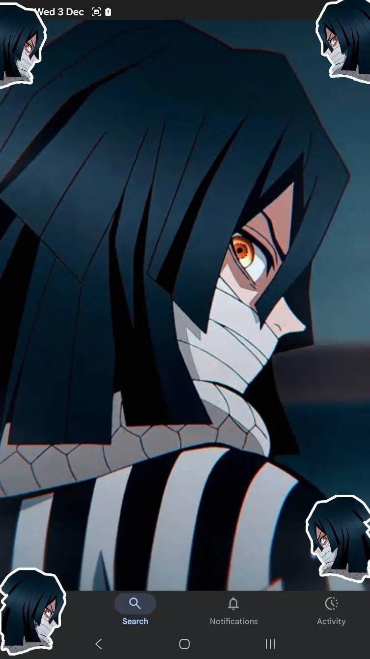 ai character: obanai lguro background