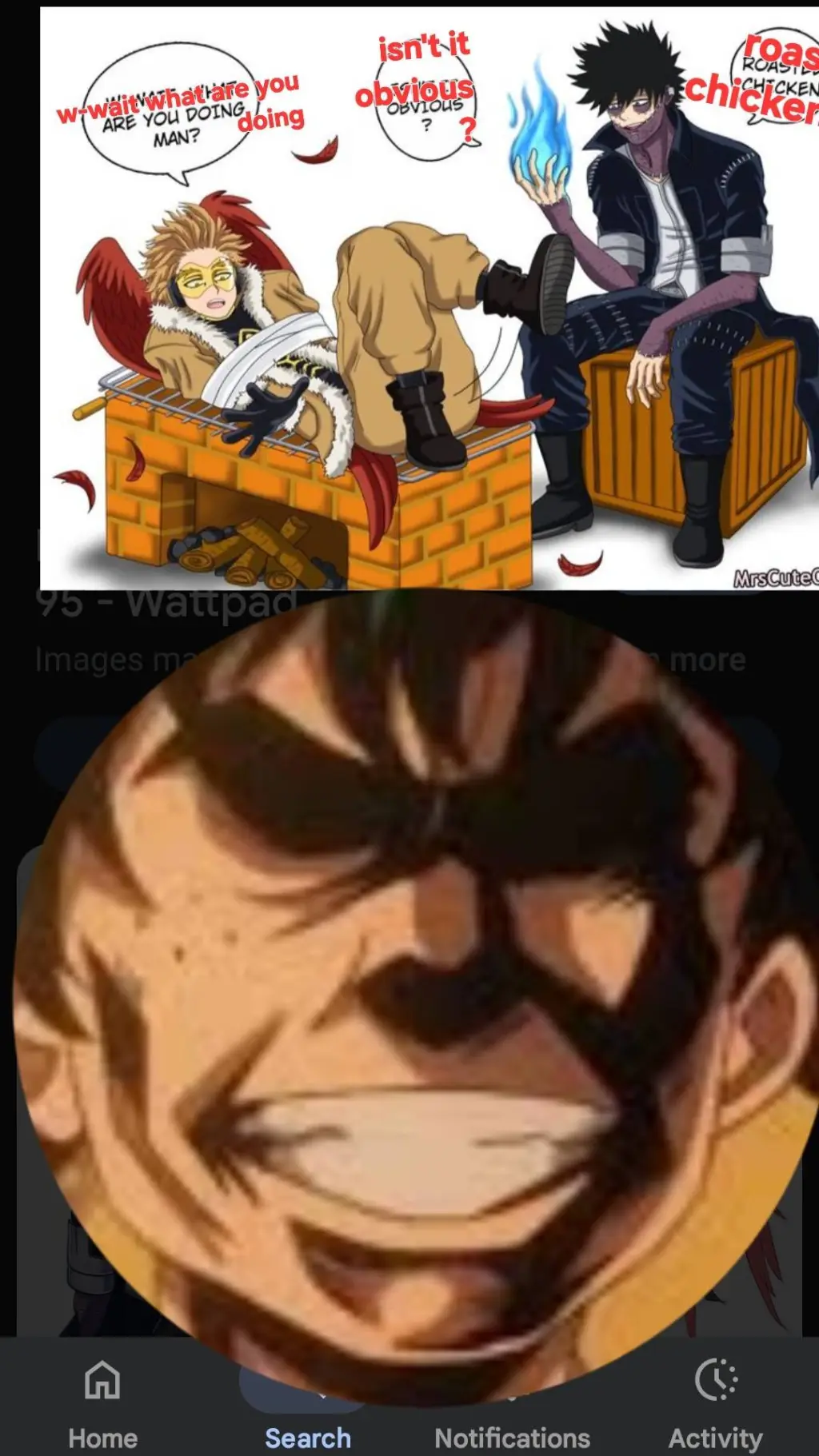 ai character: dabi background