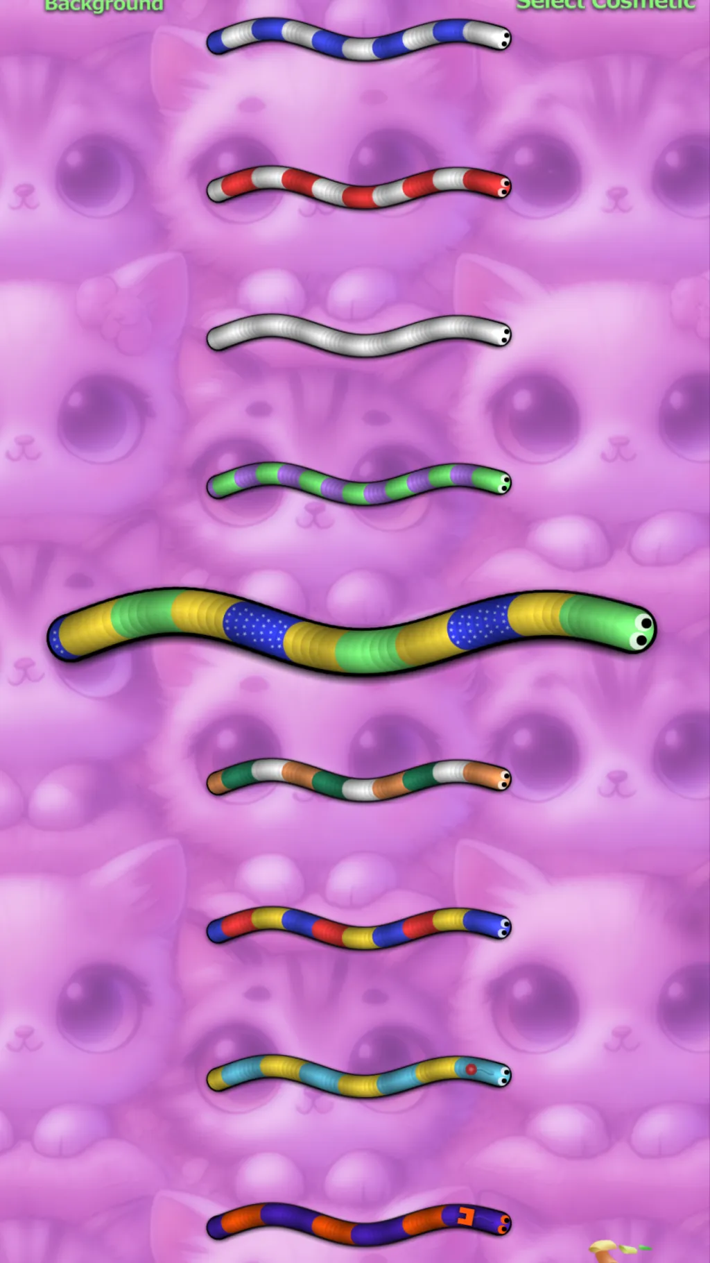 ai character: Slither.snake background