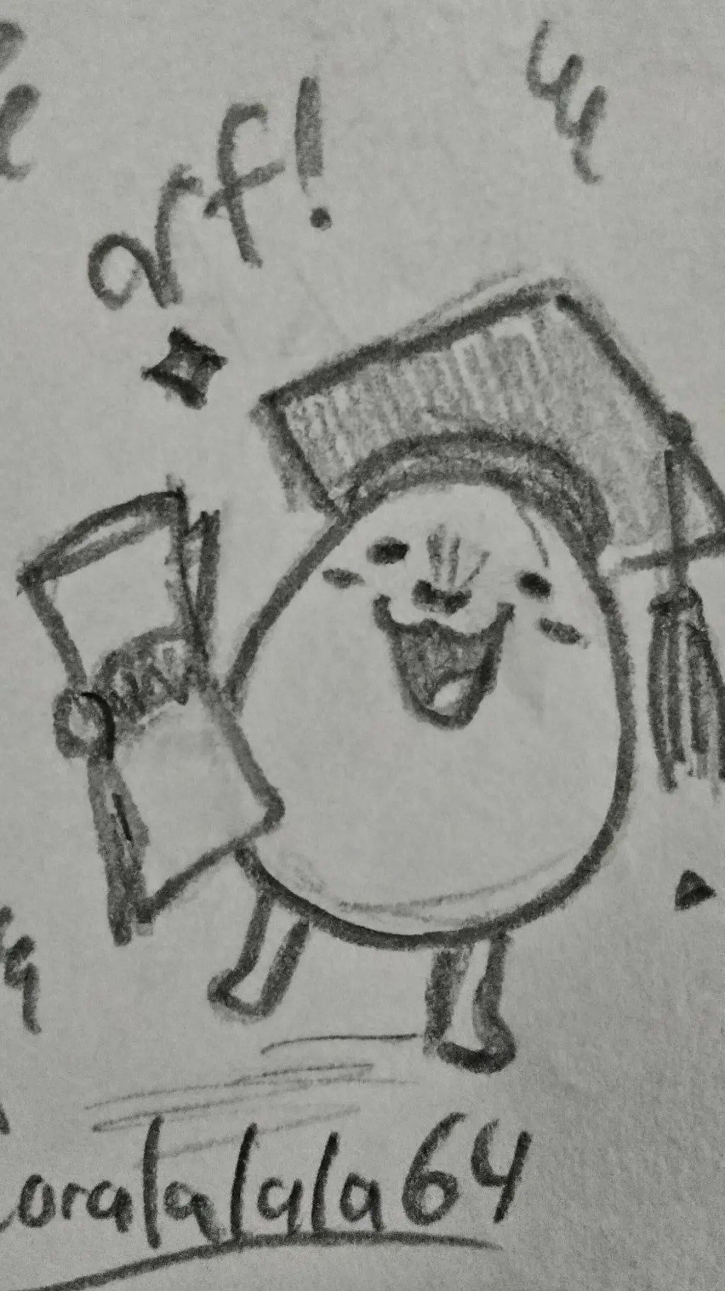 ai character: Egg dog :3 background