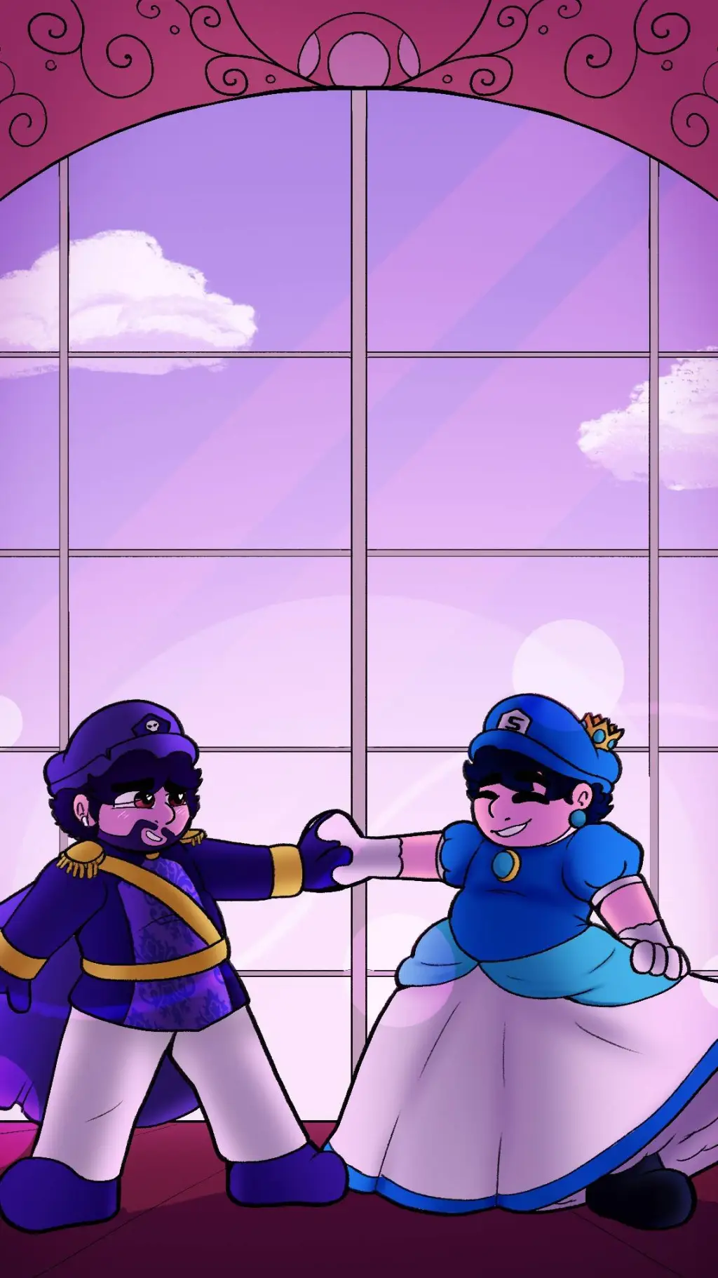 ai character: SMG4 PRINCESS AU background