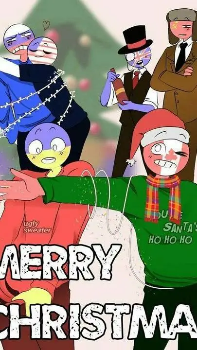 ai character: CH Christmas. background