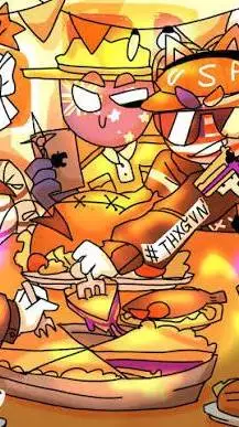 ai character: CH thanksgiving🦃🇹🇷 background