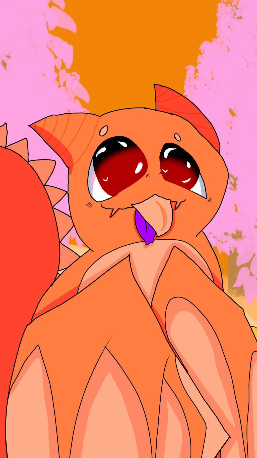 ai character: pet dragon background