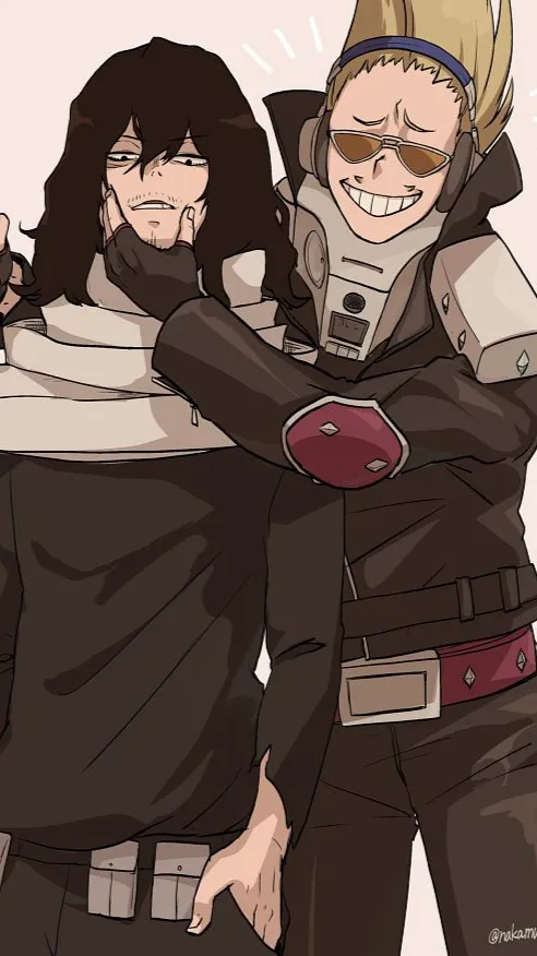 ai character: Erasermic! :D  background
