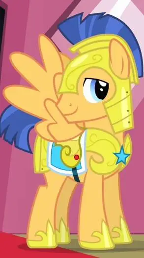ai character: MLP Flash Sentry  background