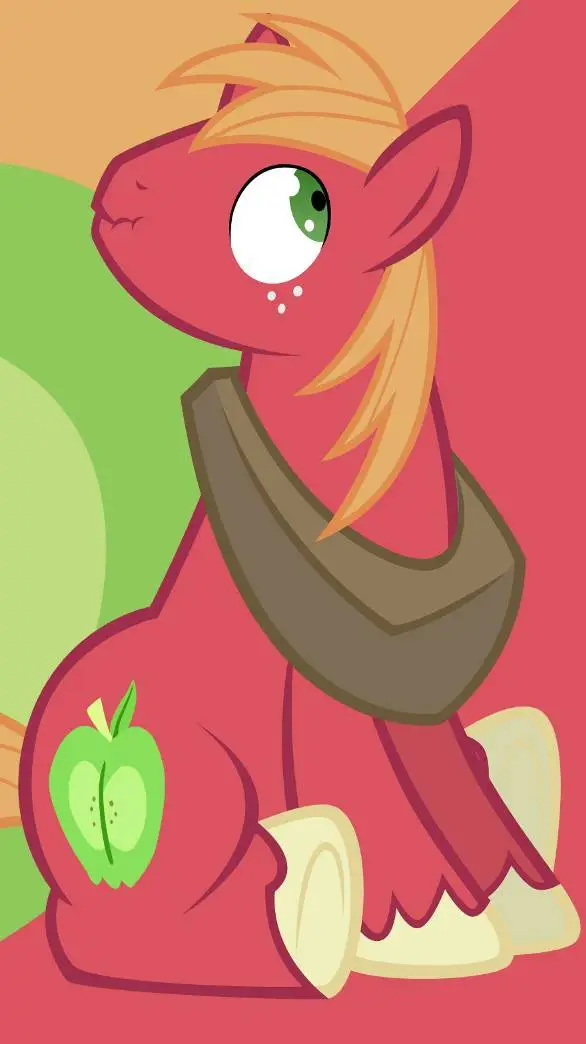 ai character: MLP Big Mac  background