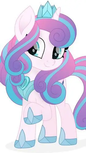 ai character: MLP Flurry Heart background