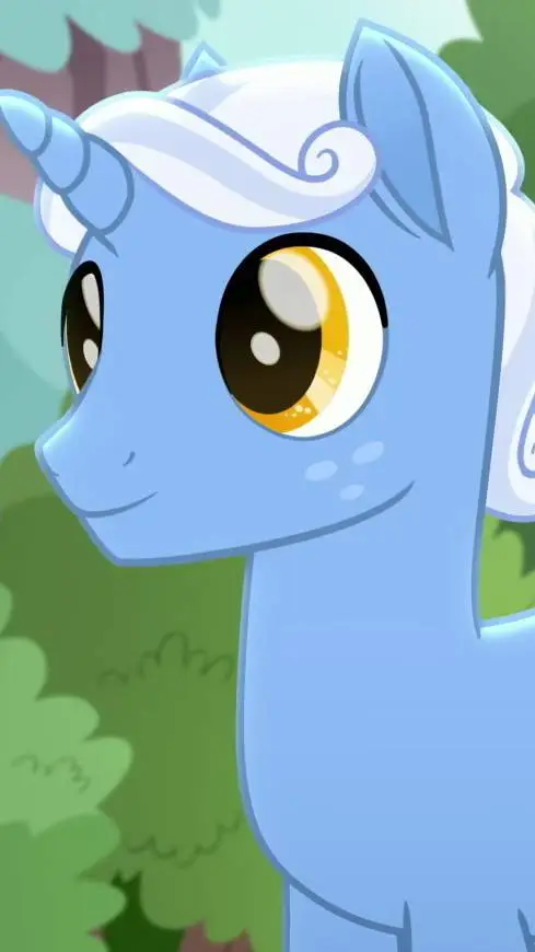 ai character: MLP Sunny Skies background