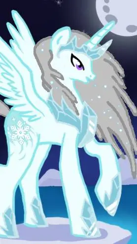 ai character: MLP Queen Ingrid background