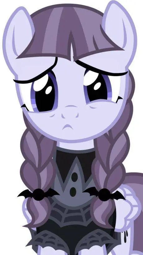 ai character: MLP Inky Rose background