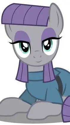 ai character: MLP Maud Pie  background