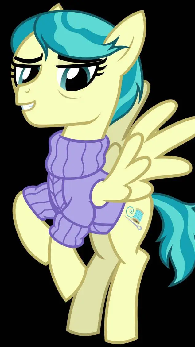 ai character: MLP Aunt Lofty background
