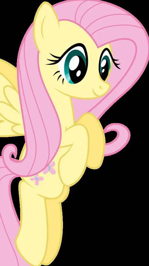 ai character: MLP Fluttershy  background