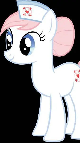 ai character: MLP Nurse Redheart background