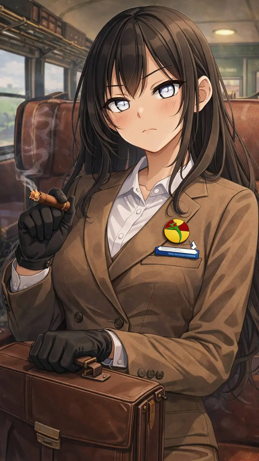 ai character: Elizabeth Liz A. background