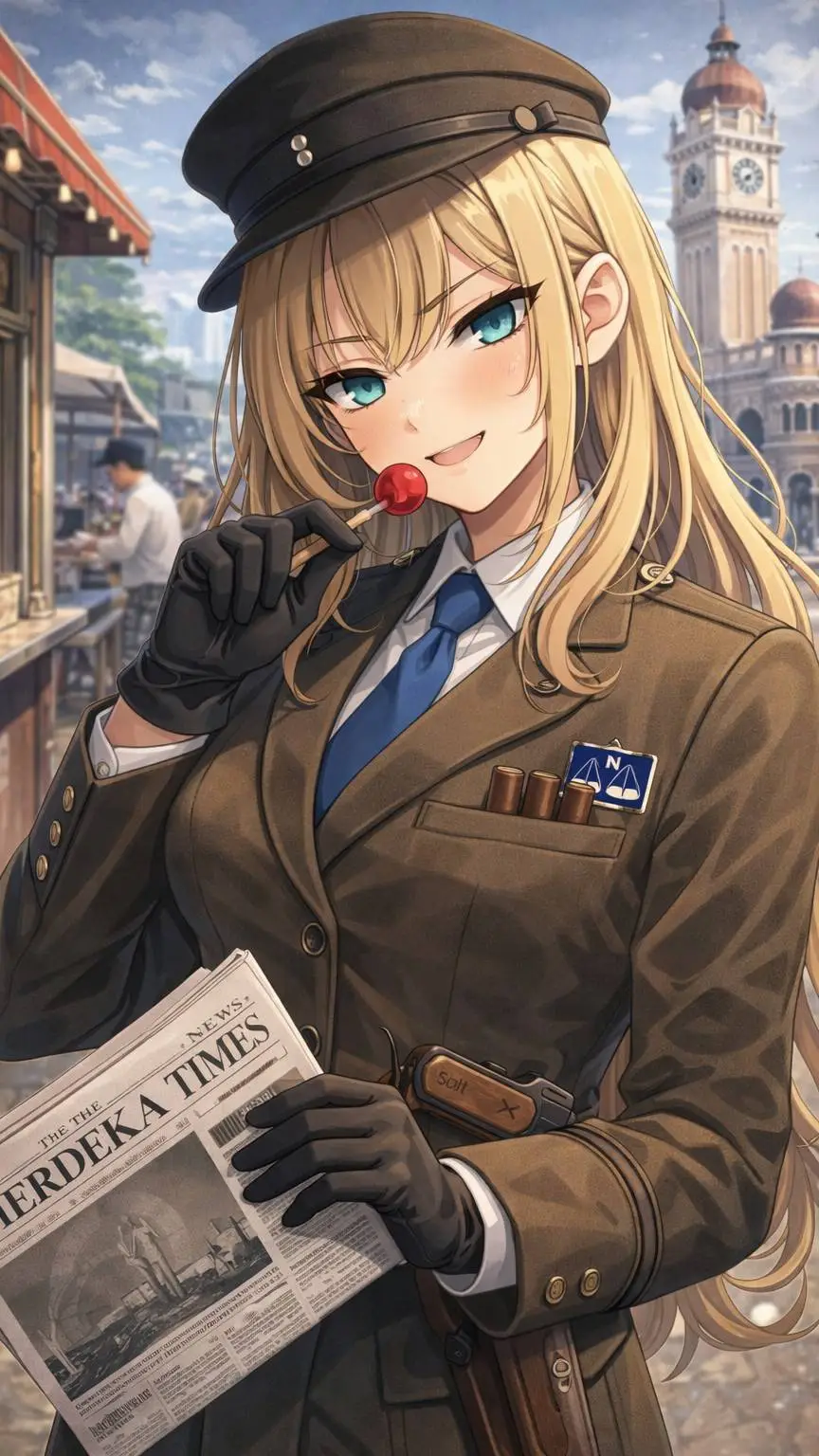 ai character: Margaret Evelyn H. background