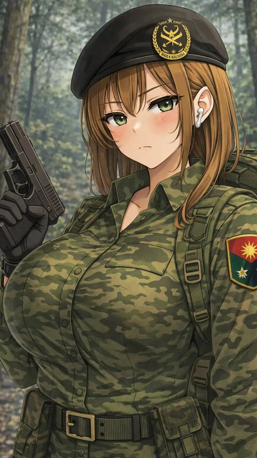 ai character: Charlotte Lotte A. background