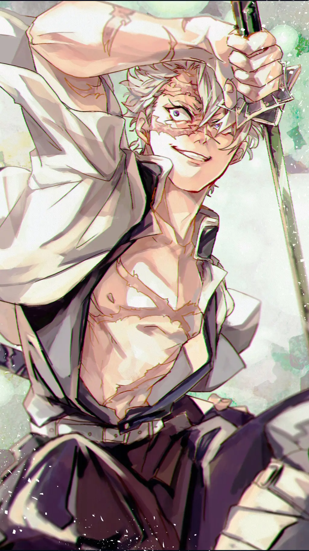 ai character: Sanemi Shinazugawa background