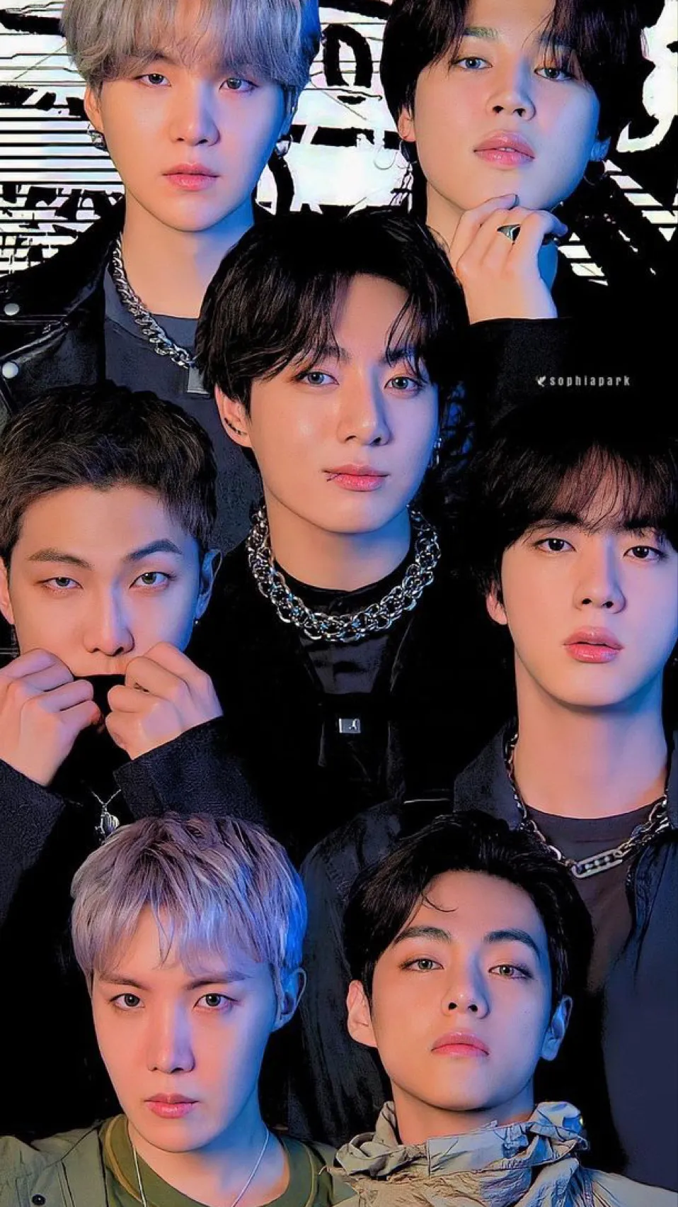 ai character: Los bts background