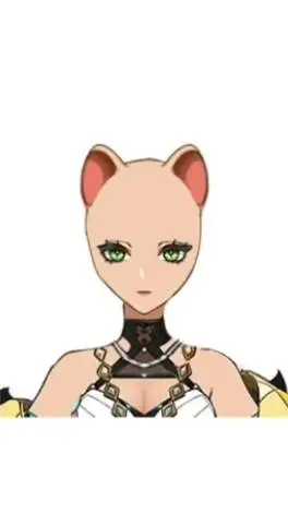ai character: Xilonen (but bald) background