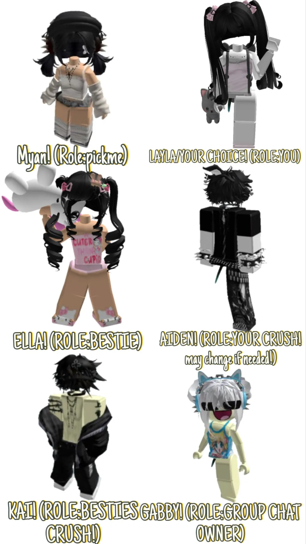 ai character: GROUP  GC!!  background