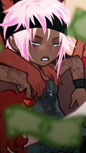 ai character: Pinklickitis background
