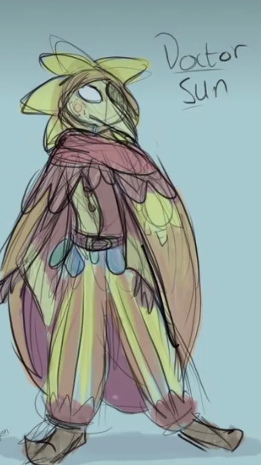 ai character: Doctor sun  background