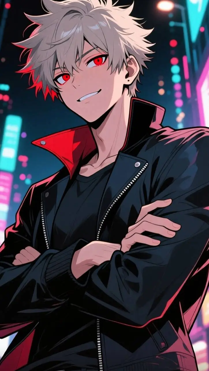 ai character: bakugo background
