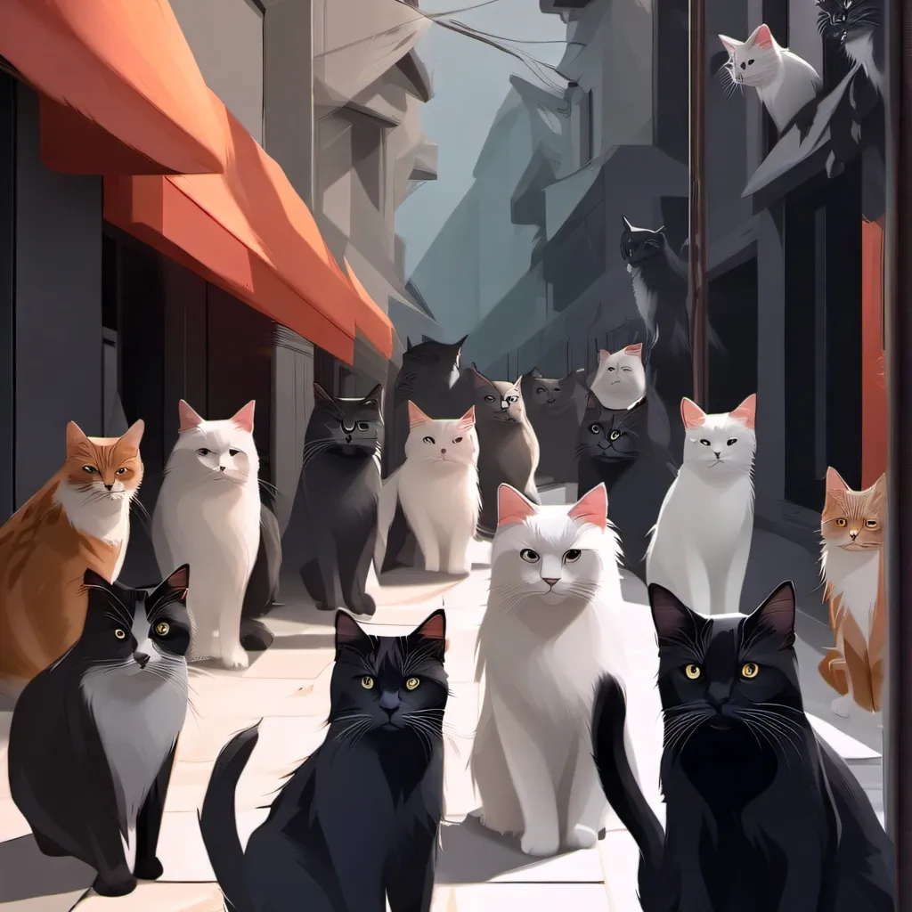 chat with ai character: Cat city