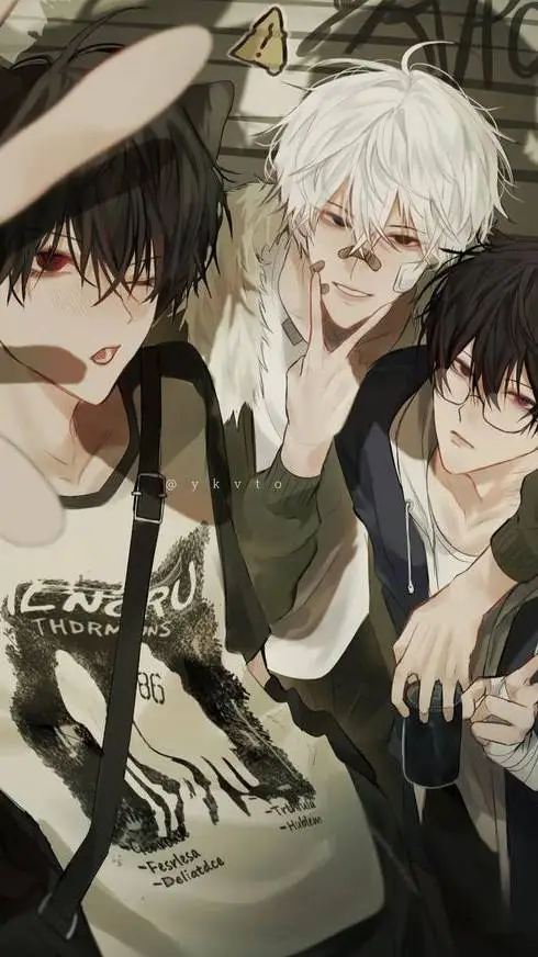 ai character: Best friends  background