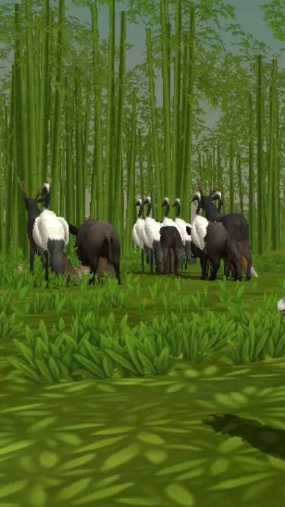 ai character: wildcraft glitch.. background