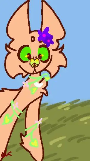 ai character: 😸newleaf😸 background