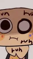 ai character: terrified goob background