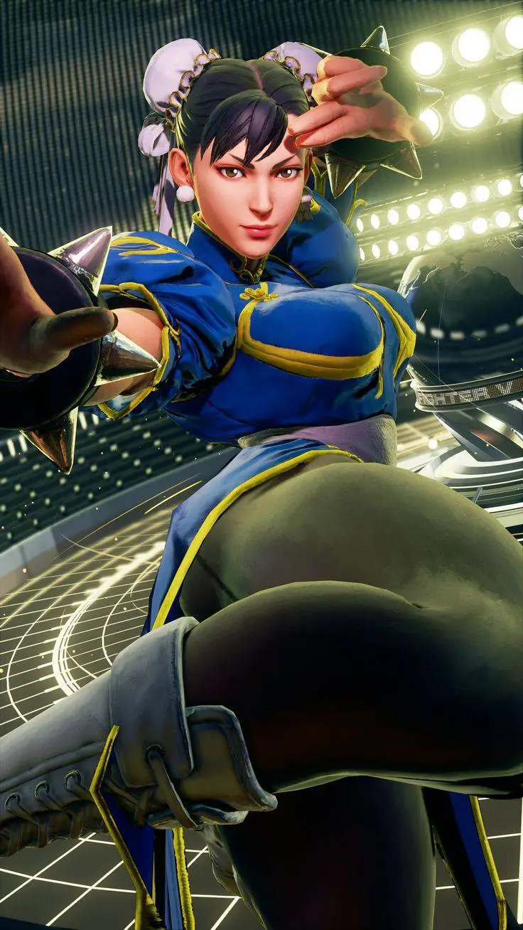 ai character: Chun Li  background